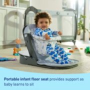 ortable infant floor seat provides support as baby learns to sit sit n grow playard image number 2