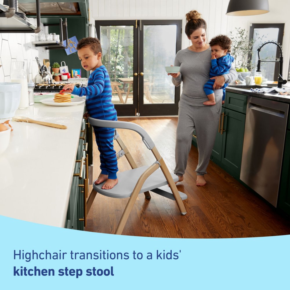 Play kitchen cheap with high chair