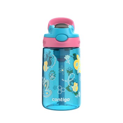 Contigo Kids Straw Tumbler, Nautical with 3C School of Fish, 14 Ounce