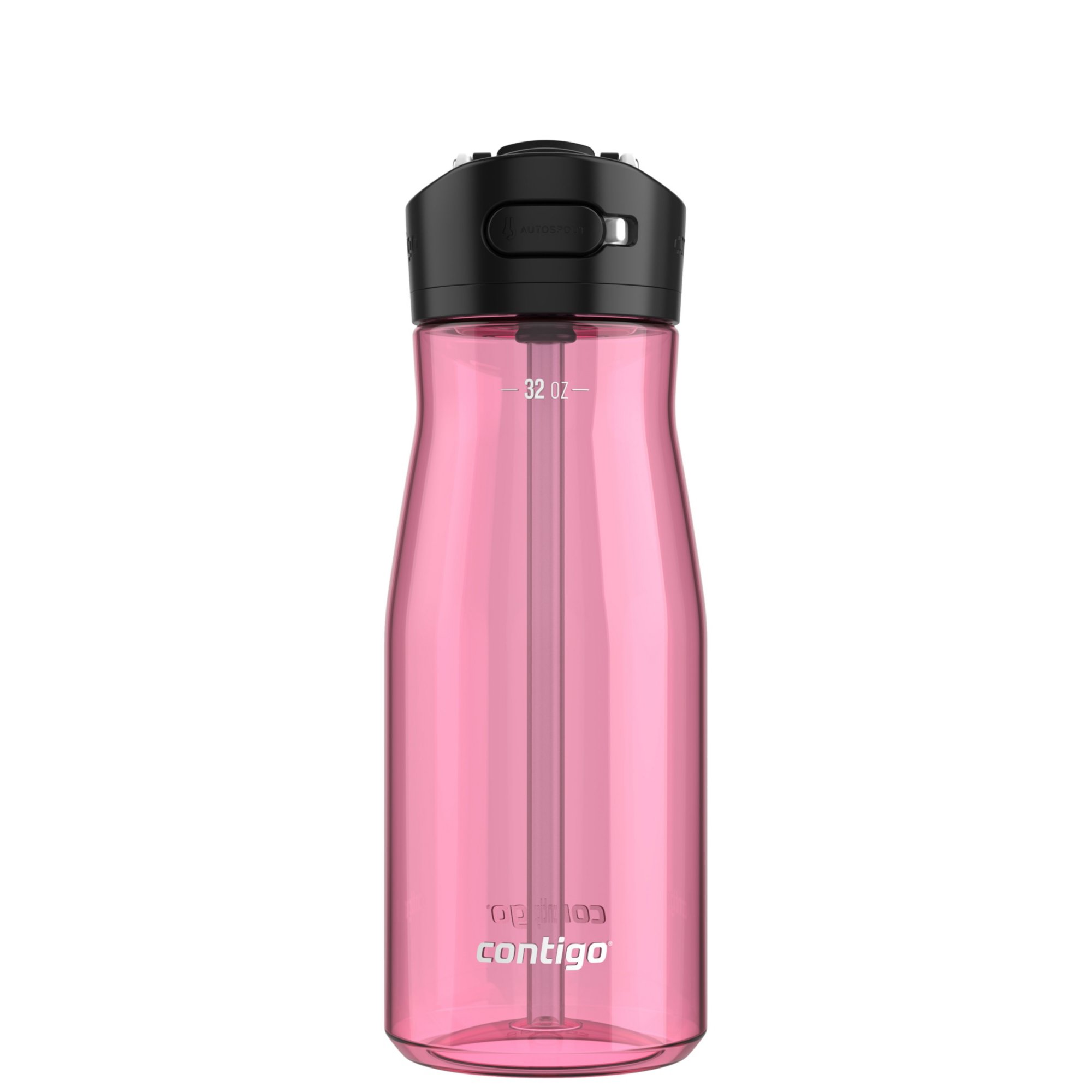 Advertising Translucent Contour Bottles with Flip Top Lid (24 Oz