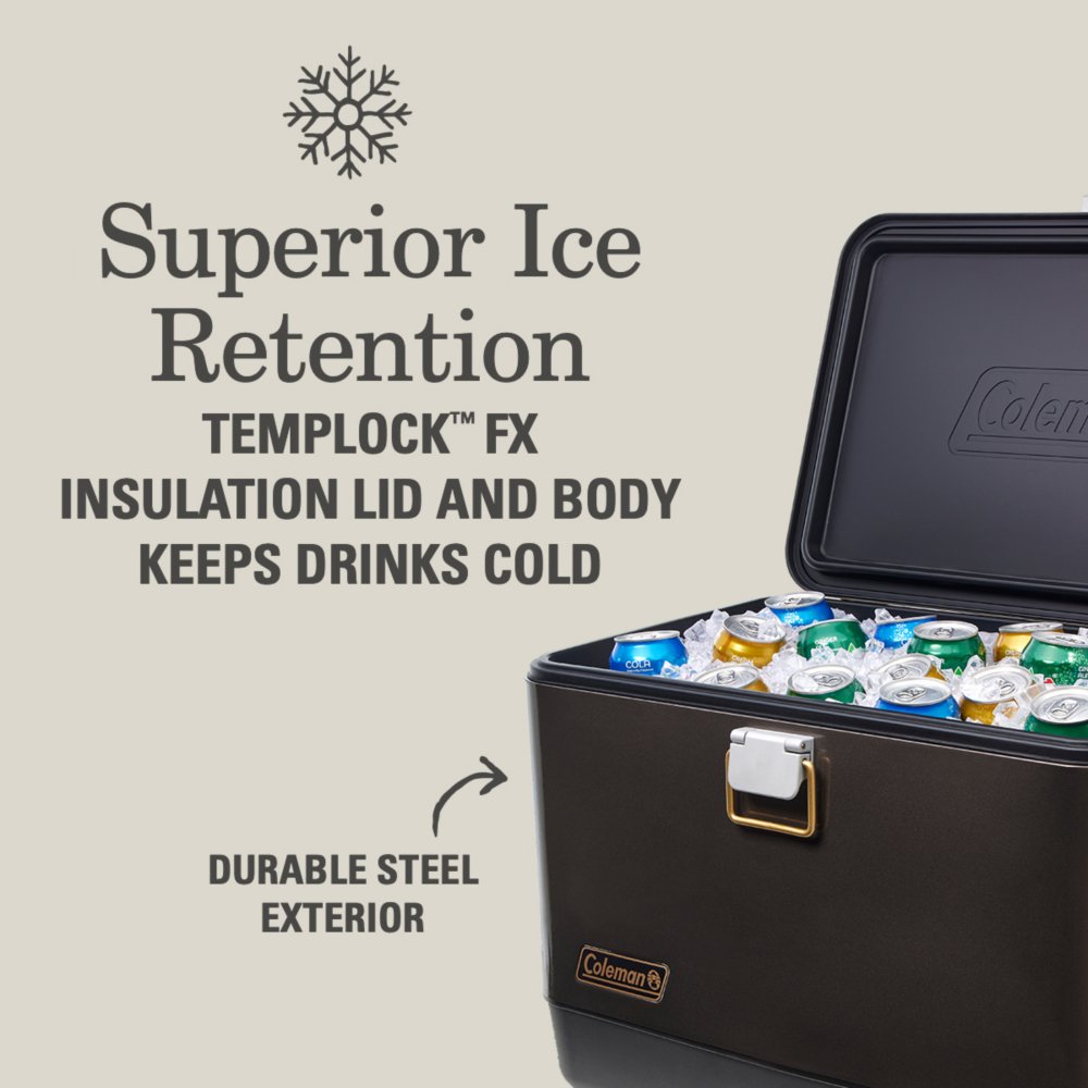 1900 Collection™ 54-Quart Steel Belted® Cooler | Coleman