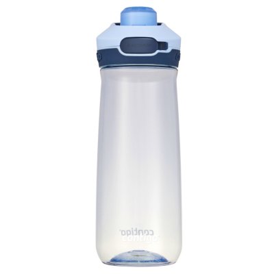 Contigo 14oz 2pk Plastic Cleanable Kids' Water Bottles Green/Blue