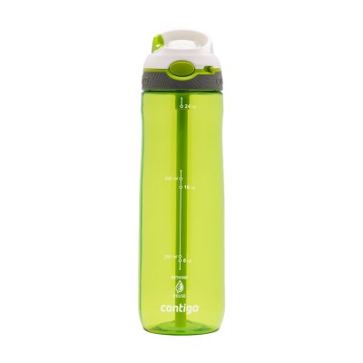 Contigo Ashland Chill Stainless Steel Water Bottle with Leakproof Lid &  Straw, Water Bottle with Handle Keeps Drinks Cold for 24hrs & Hot for 6hrs