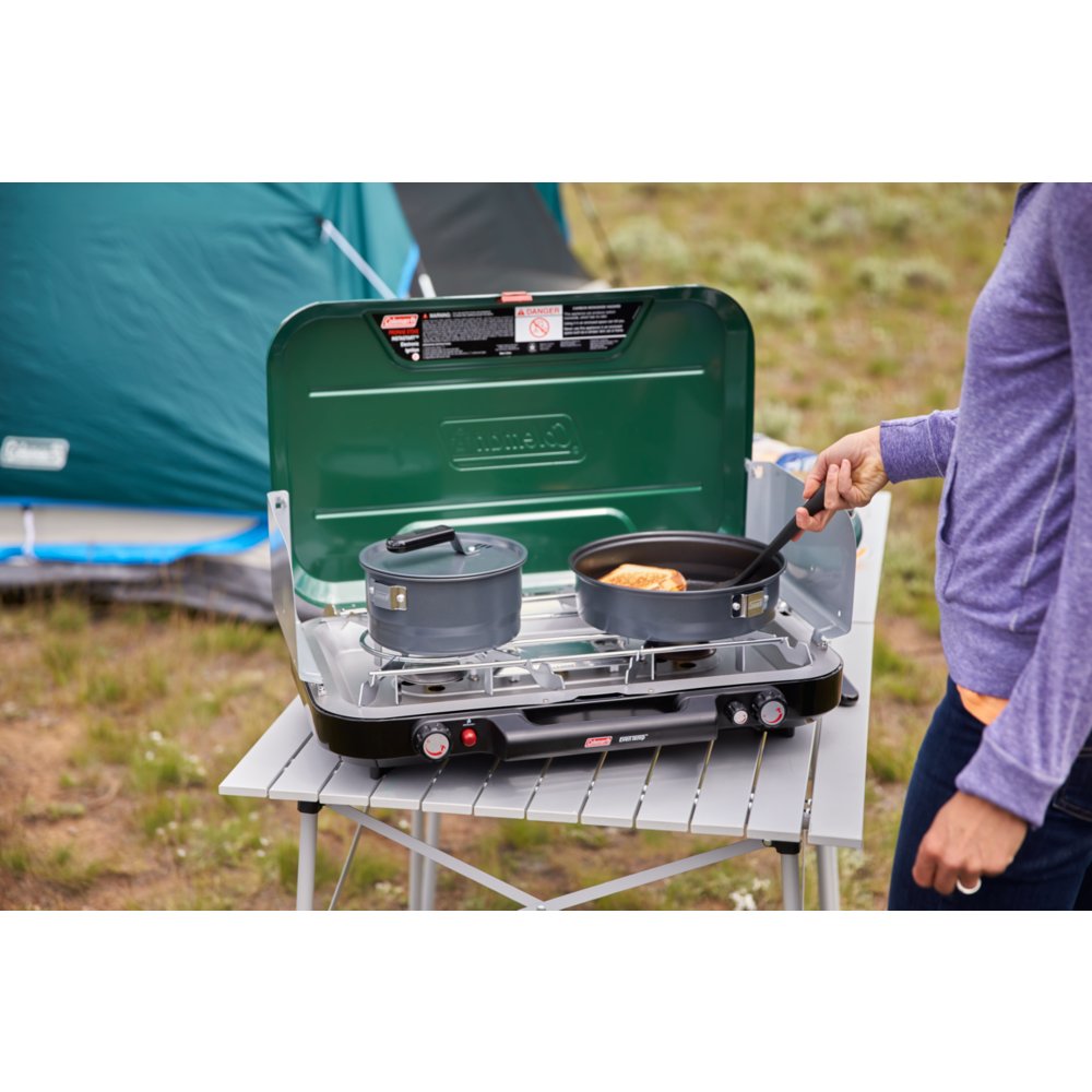 Even-Temp™ Propane Gas Camping Stove, 3-Burner | Coleman