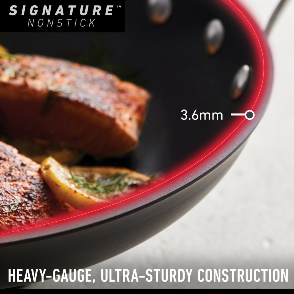 【2021A/W新作★送料無料】 Hard Signature 1948252 Calphalon Anodized Black【並行輸入品】 quart, 5 Oven, Dutch Covered Nonstick ダッチオーブン Calphalon Signature™ Hard-Anodized Nonstick 5-Quart Dutch Oven with Cover