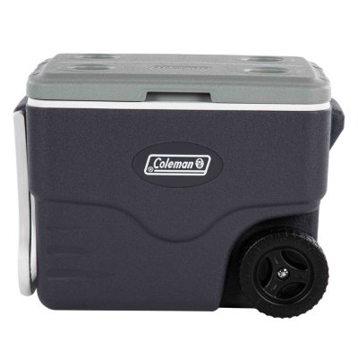 Small coleman sales cooler with wheels