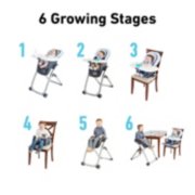 Graco 6 store height adjustment highchair