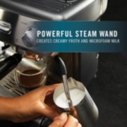 powerful steam wand creates creamy froth and microfoam milk espresso machine image number 4
