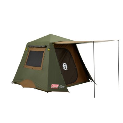 4 person tent outlet size