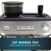 cup warming tray gently warms for espresso ready cups coffee maker image number 5