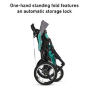 Trax Jogger stroller folded image number 3