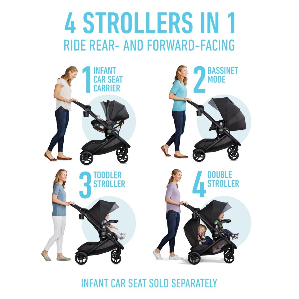 Graco Modes2grow Double Stroller Graco Baby