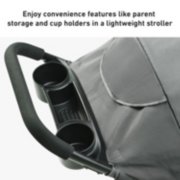 Nimble Lite stroller parent storage and cup holders image number 4