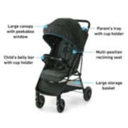 Nimble Lite stroller with features image number 6