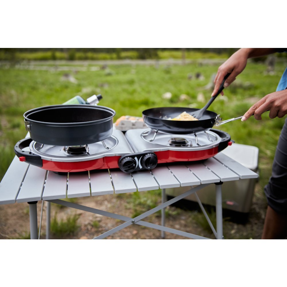 Portable Propane Gas Stove DOUBLE 2 Burner CAMPING TAIL GATE