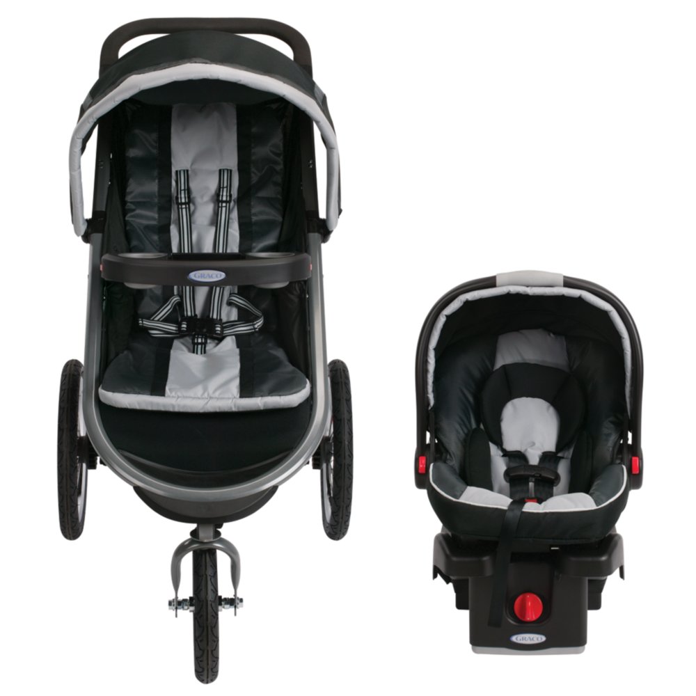 Graco Fastaction Fold Jogger Click Connect Baby Travel System Gotham 