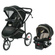 Jogging stroller and infant car seat image number 1