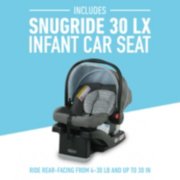 Snug ride 30 LX infant car seat ride rear facing from 4-30 pounds image number 2