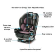convertible car seat features image number 6