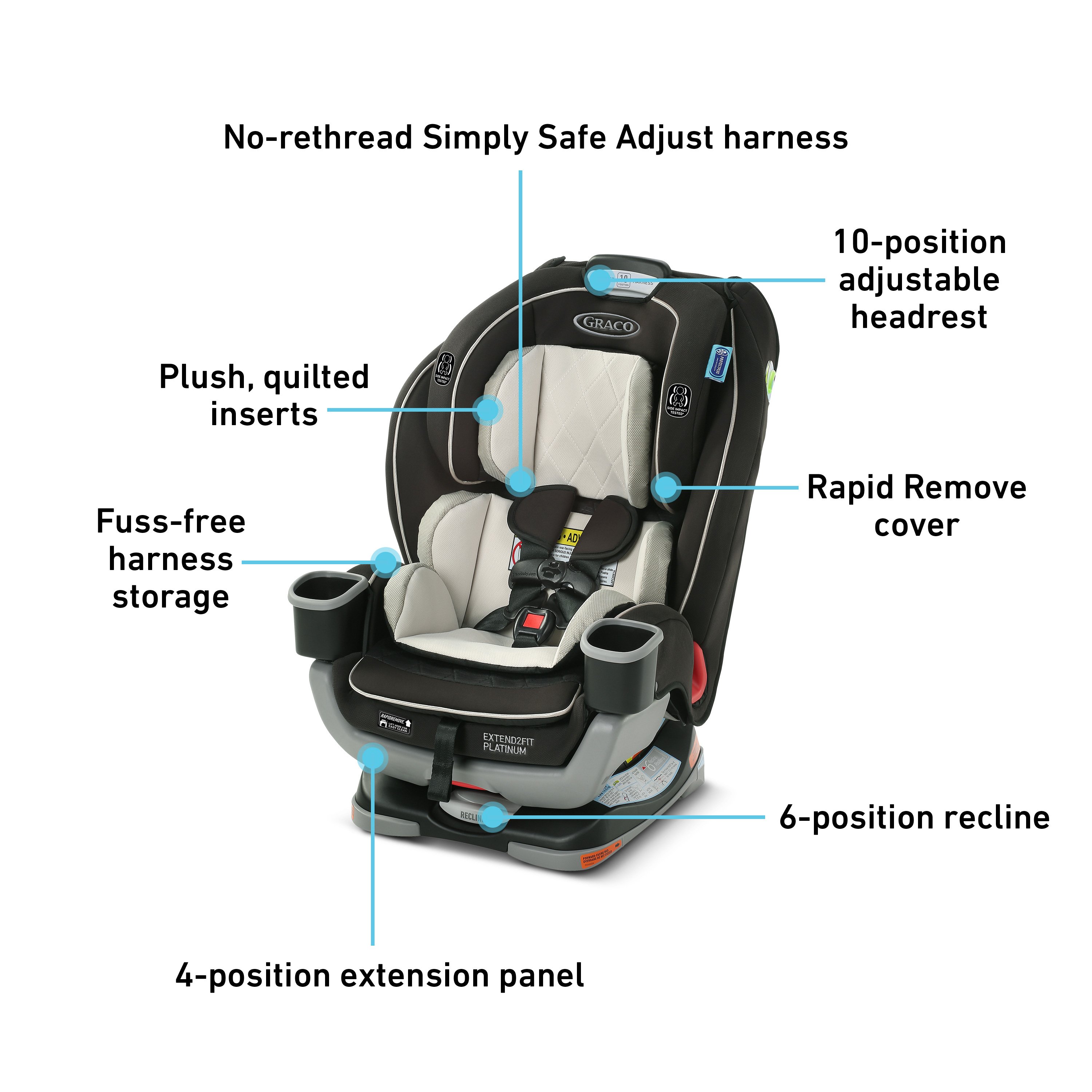 Graco Extend2Fit® Platinum 3-in-1 Car 