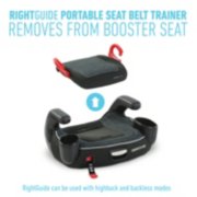 Turbo booster right guide portable seat belt trainer removes from seat image number 2