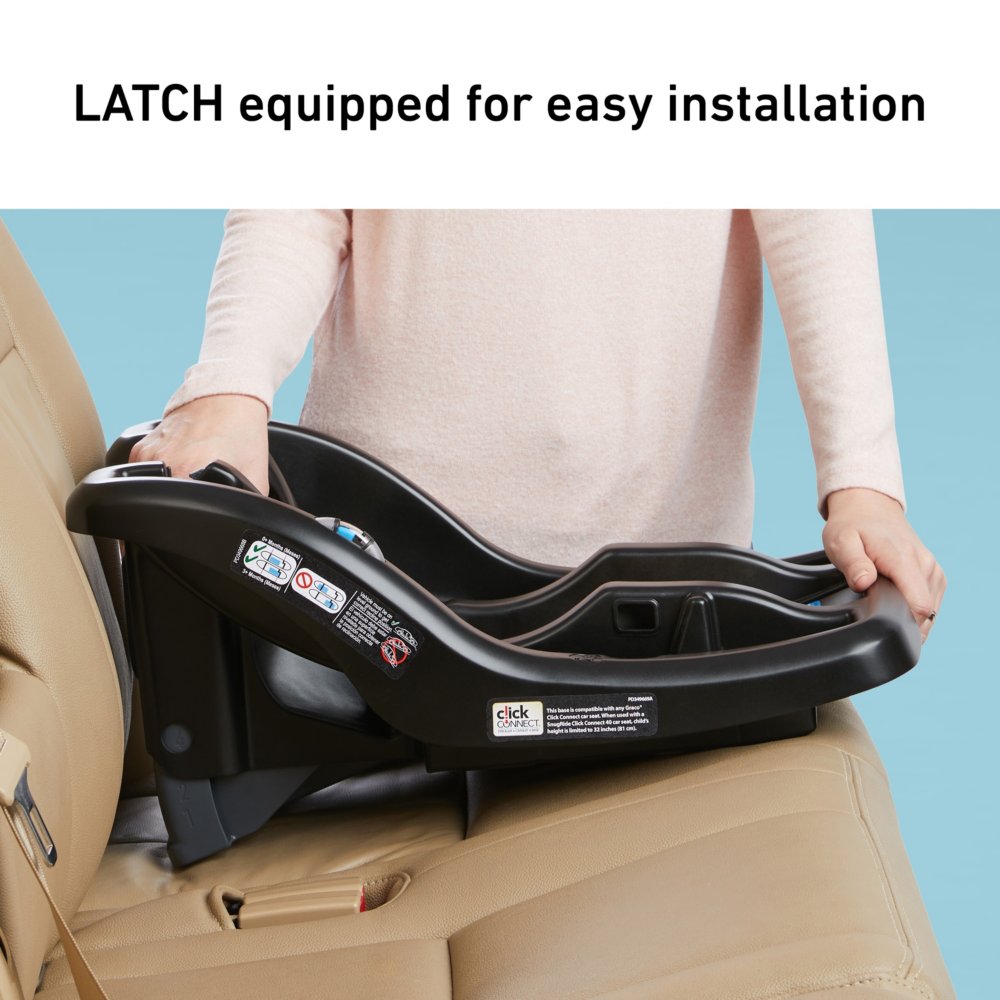 Graco car 2025 seat base install