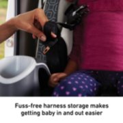 fuse free harness storage makes getting baby in and out easier image number 4