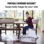 portable newborn bassinet keeps baby happy by your side image number 2
