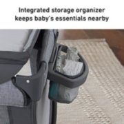 integrated storage organizer keeps baby's essentials nearby image number 4