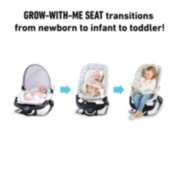 grow with me seat transitions from newborn to infant to toddler image number 2