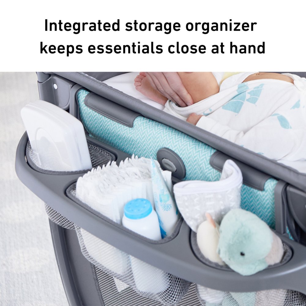 Pack and sale play diaper storage