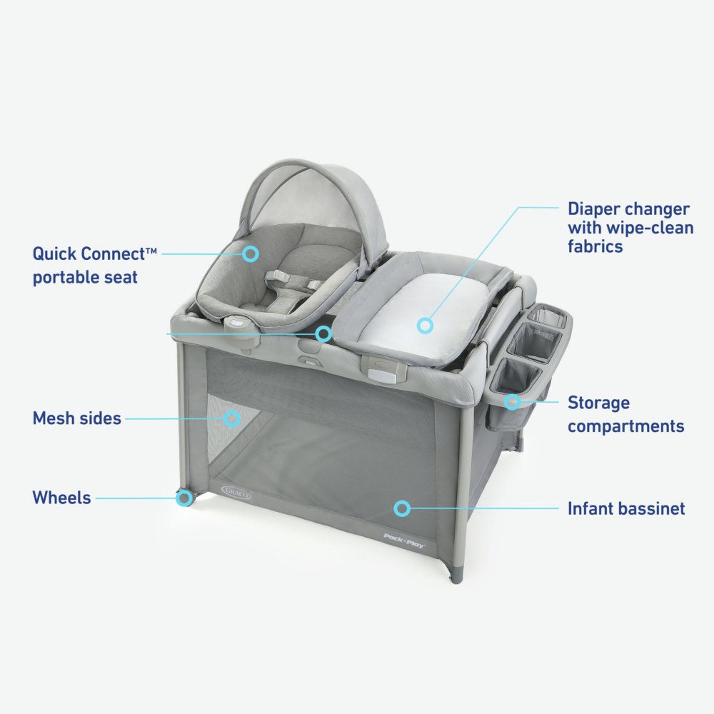 Bassinet flips 2025 to changing table