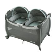 pack n play play yard with twins bassinet image number 1
