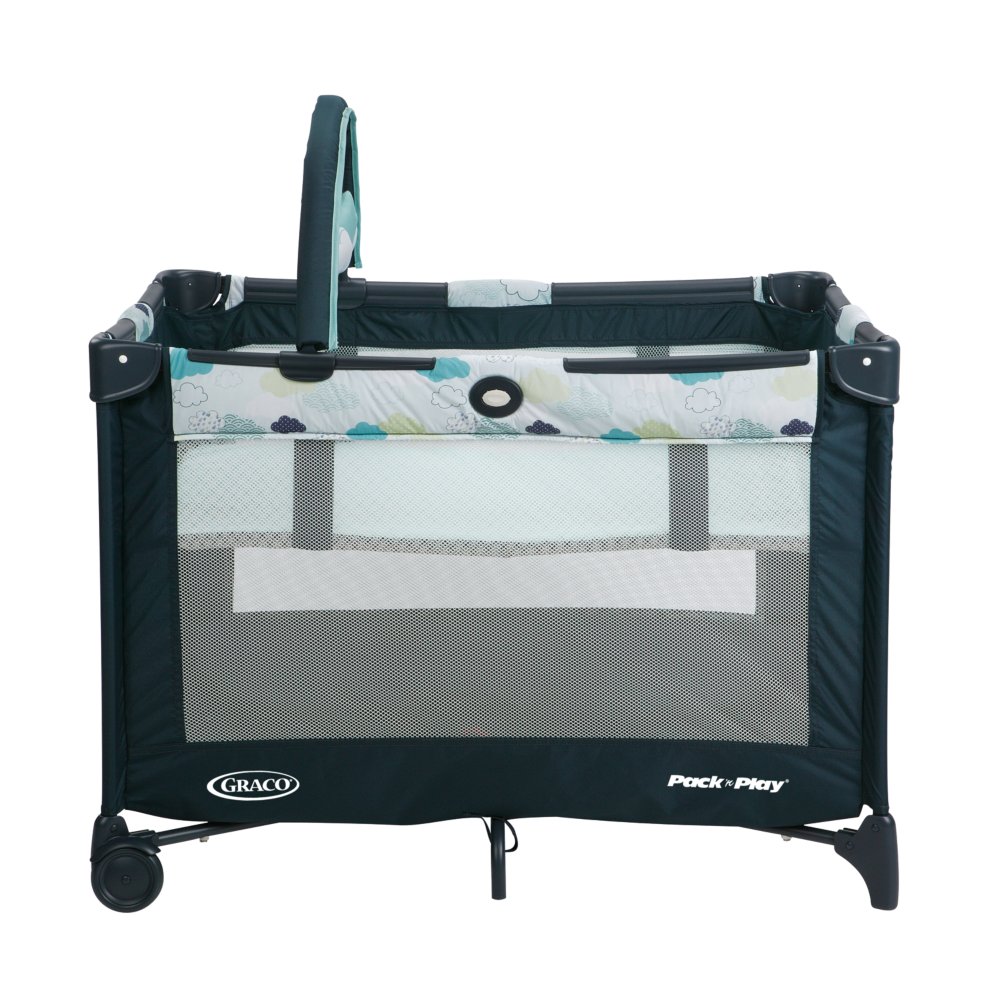 Blue graco sale pack n play