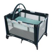 playard with full size bassinet image number 1