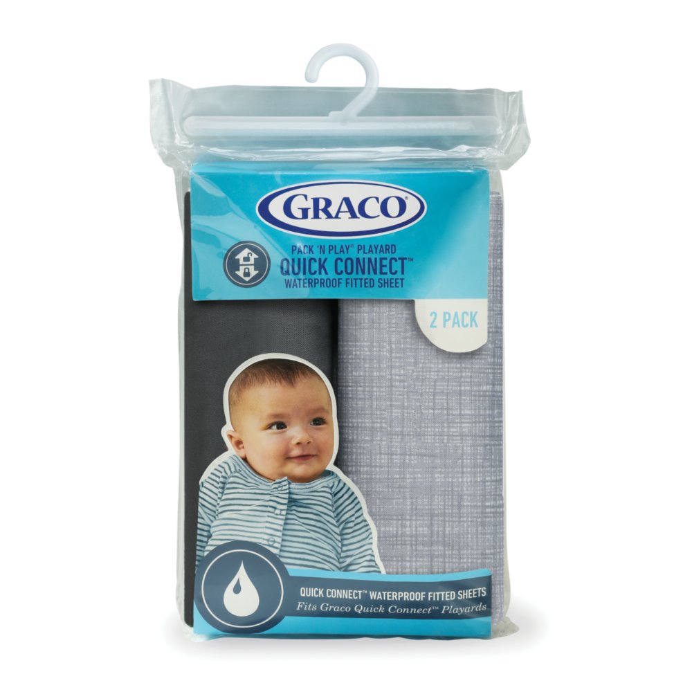 Graco quick connect pack n store play sheets