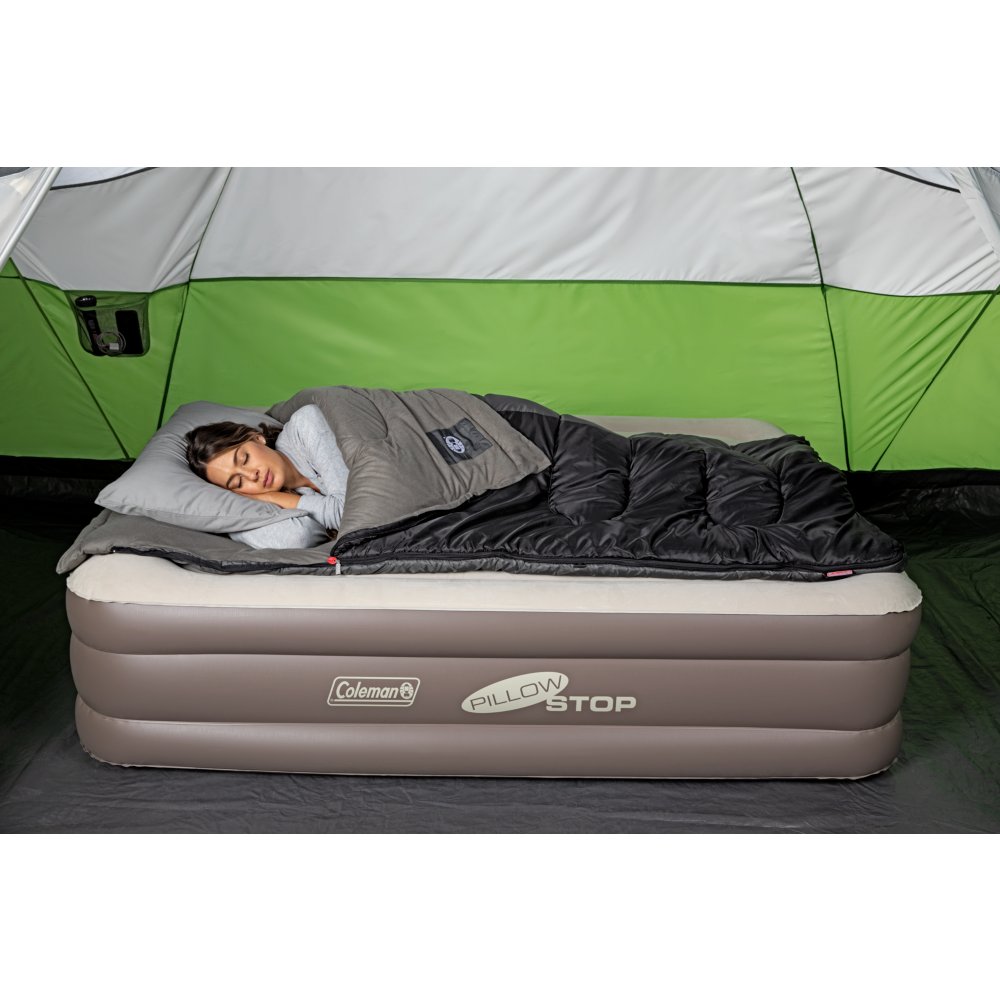 Coleman All-Terrain Double High Airbed with 120V Pump, Queen