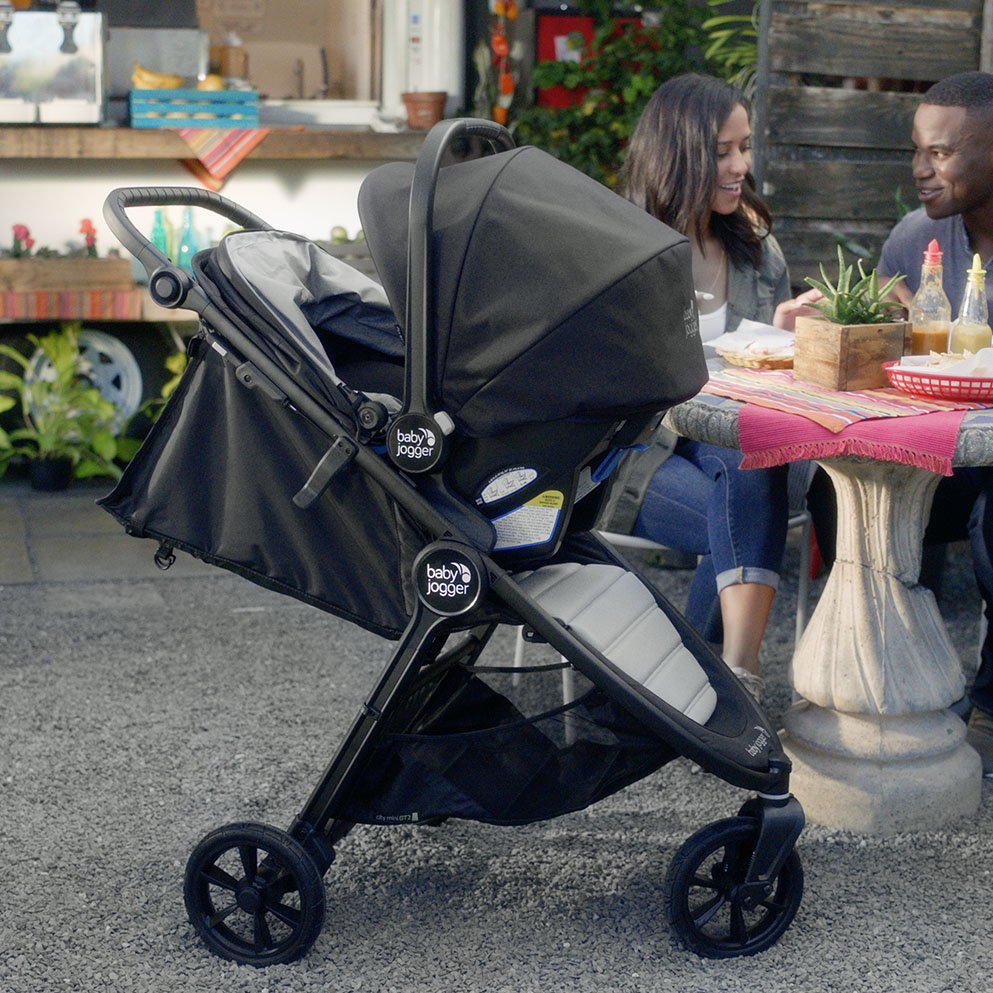 Baby Jogger City Mini™ GT Baby Stroller - Charcoal/Denim - Quick Fold  Technology - For All Terrains! unisex (bambini)