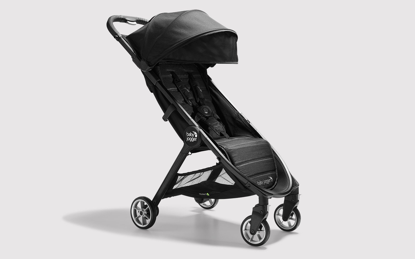 ZOBO 3 Ruote Baby Passeggino Buggy confortevole & Resistente Nero Passeggino Jogger 