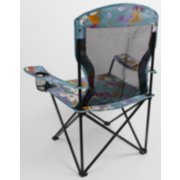 Folding chair with floral fabric image number 2