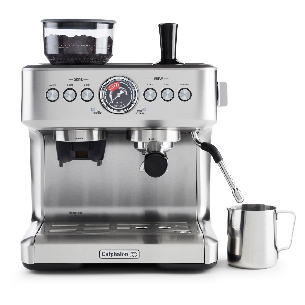 Best Buy: Calphalon Temp IQ Espresso Machine With Steam Wand Stainless  Steel 2090382