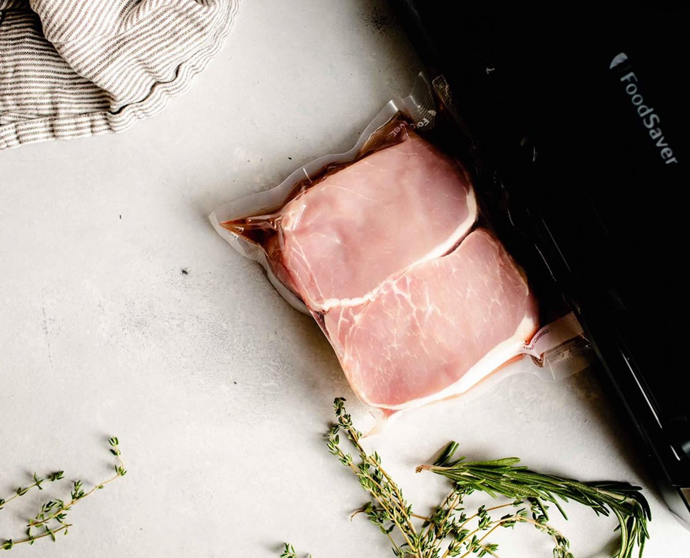 lineal kasseapparat bælte Sous Vide Pork Chops Recipe | FoodSaver