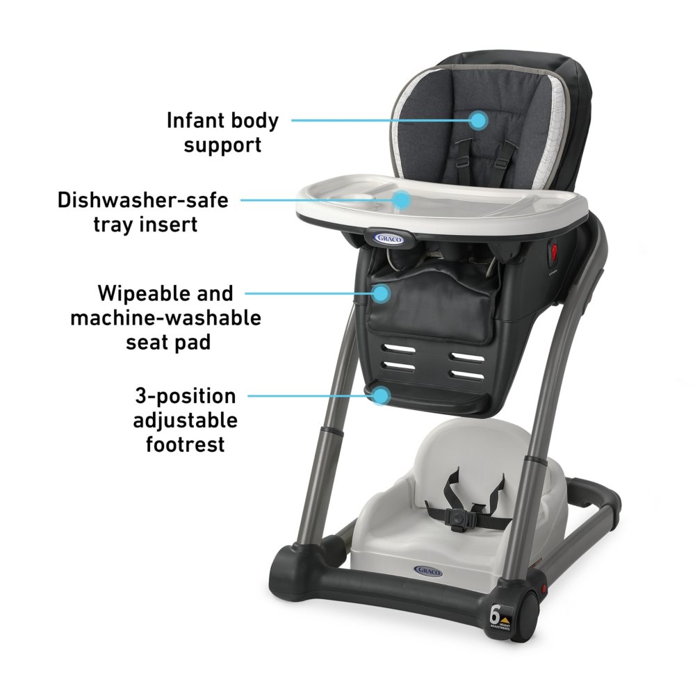 Graco 2025 height chair