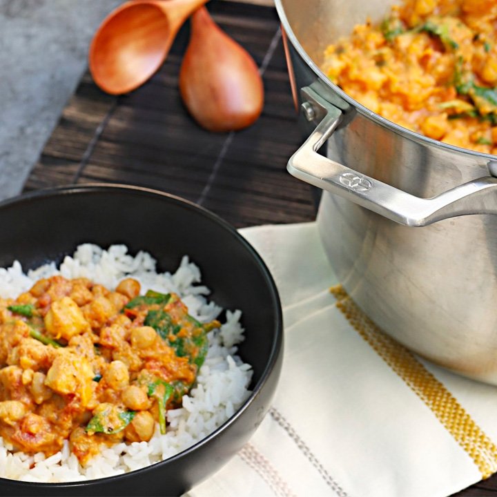 Sweet Potato & Chickpea Curry Recipe Calphalon
