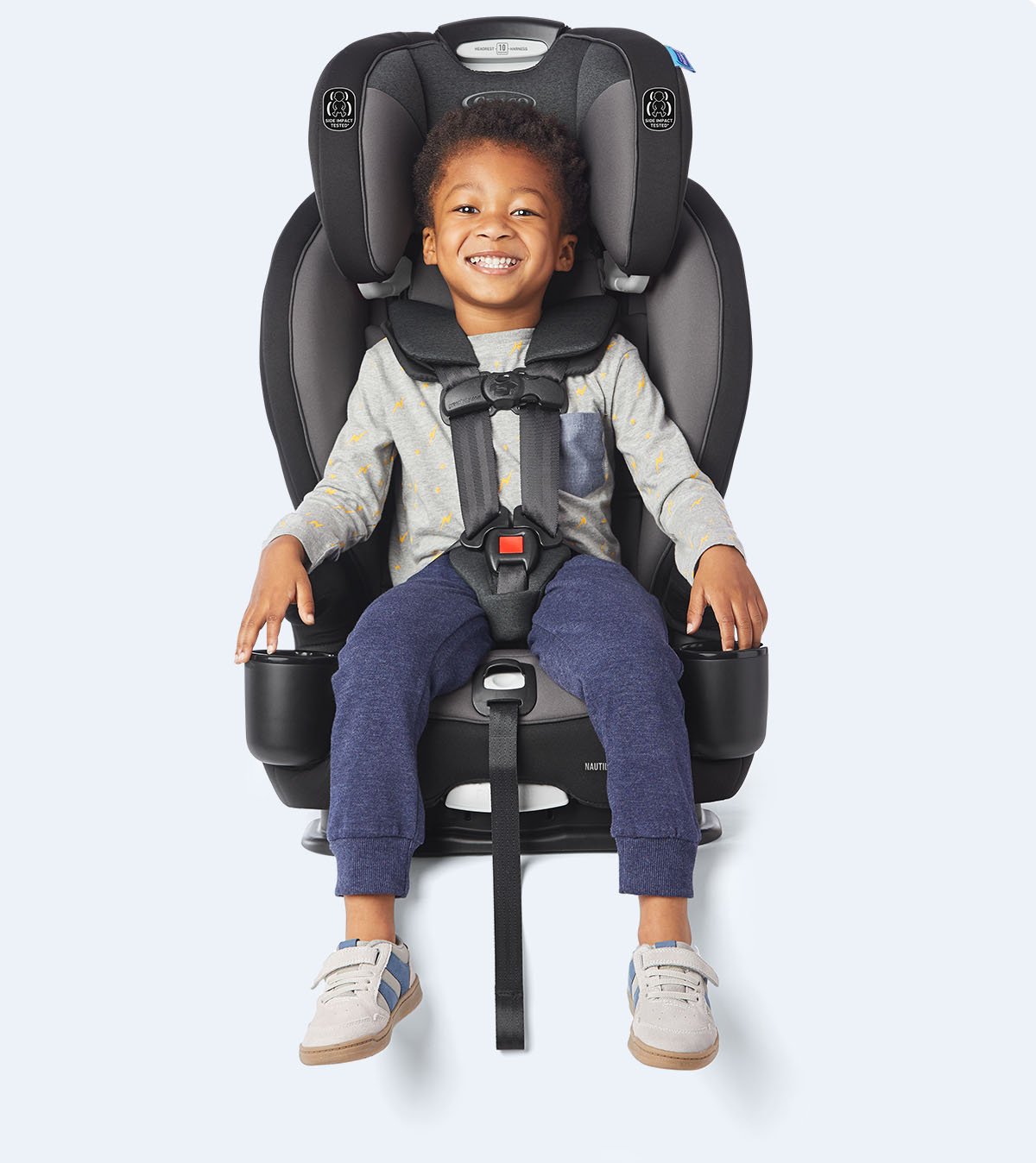 What kind of car seat should a one year old be clearance in