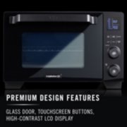 premium design features, glass door, touchscreen buttons, high contrast LCD display image number 6