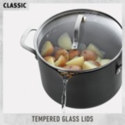 classic non stick cookware has tempered glass lids image number 6