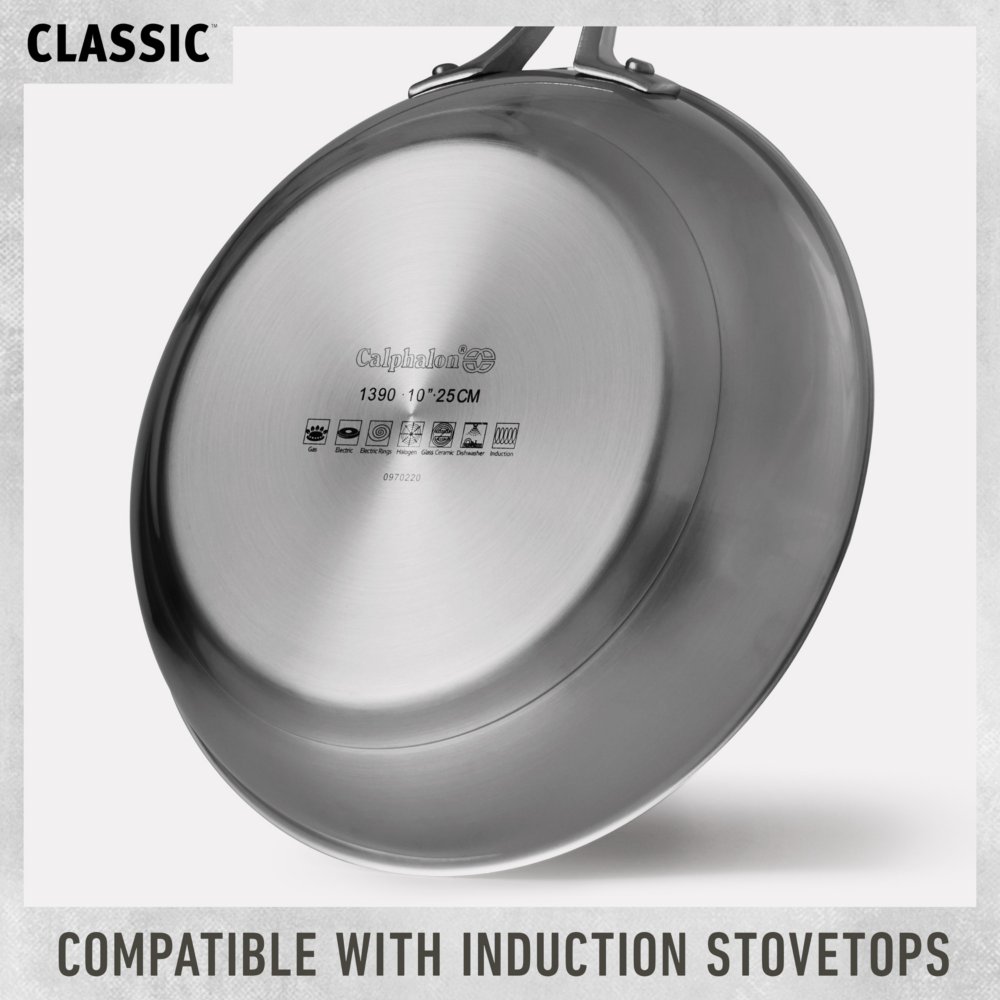 Calphalon Classic™ Stainless Steel 3-Quart Saute Pan with Cover 