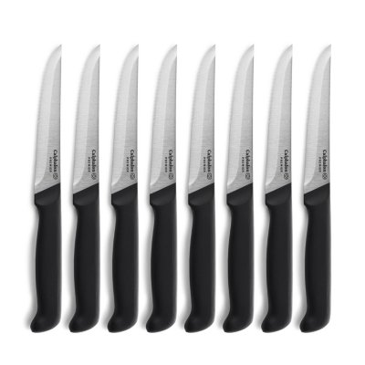 Select by Calphalon™ Self-Sharpening Knife Set with Block, Cutlery Set,  15-Piece, with SharpIN™ Self-Sharpening Knife Block, Dark Wood