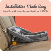 Infant car seat base installation image number 2